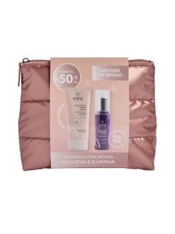 Usu Cosmetics KIT DI RIPARAZIONE RETINA DI MEZZANOTTE 3 PEZZI Serum 30 ml + Cream SPF50 50 ml + Toiletry bag 1 unit unisex