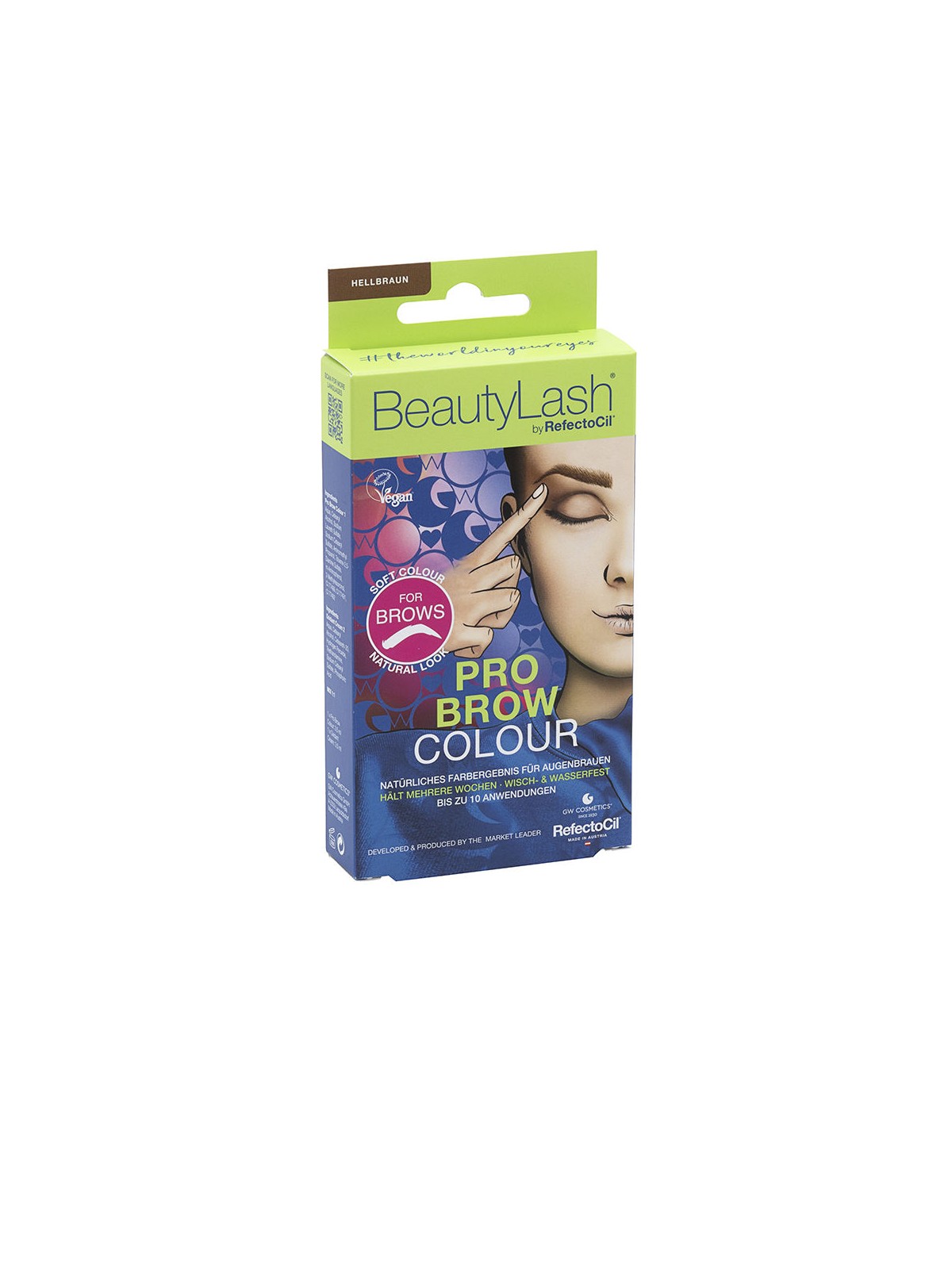 Refectocil Kit per tinta sopracciglia BEAUTYLASH PRO BROW COLOUR n.Marrone Chiaro 1 unità unisex