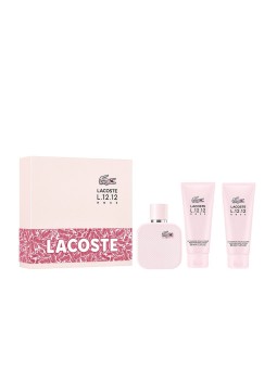 Lacoste LACOSTE L.12.12 ROSE 3 pz CASSETTO Eau de Parfum spray 100 ml + Shower Gel 2 x 100 ml donna