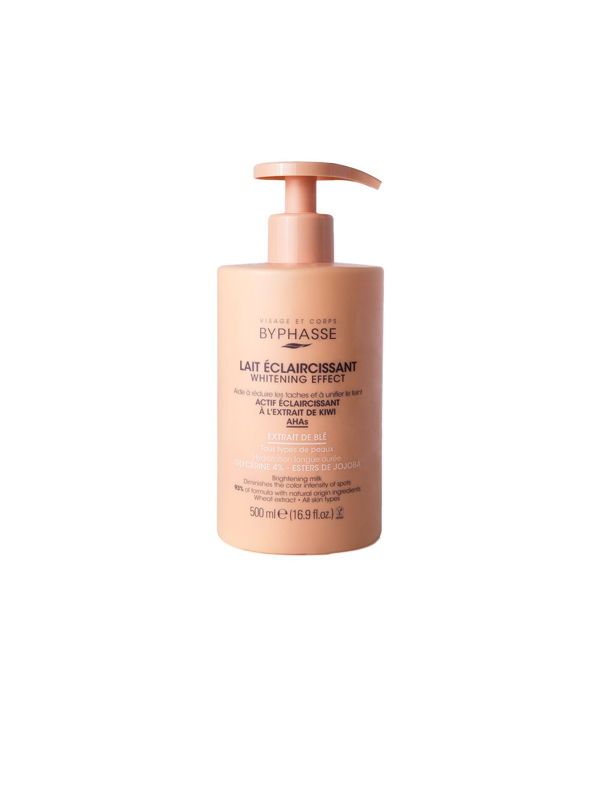 Byphasse Latte corpo schiarente algrano 500ml unisex