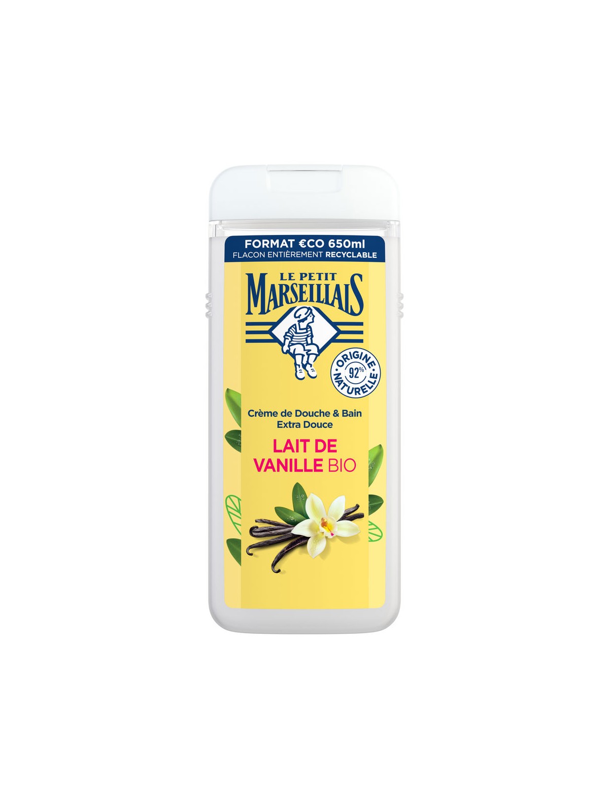 Le Petit Marseillais LE PETIT MARSEILLAIS Gel da bagno al latte alla vaniglia 650ml unisex