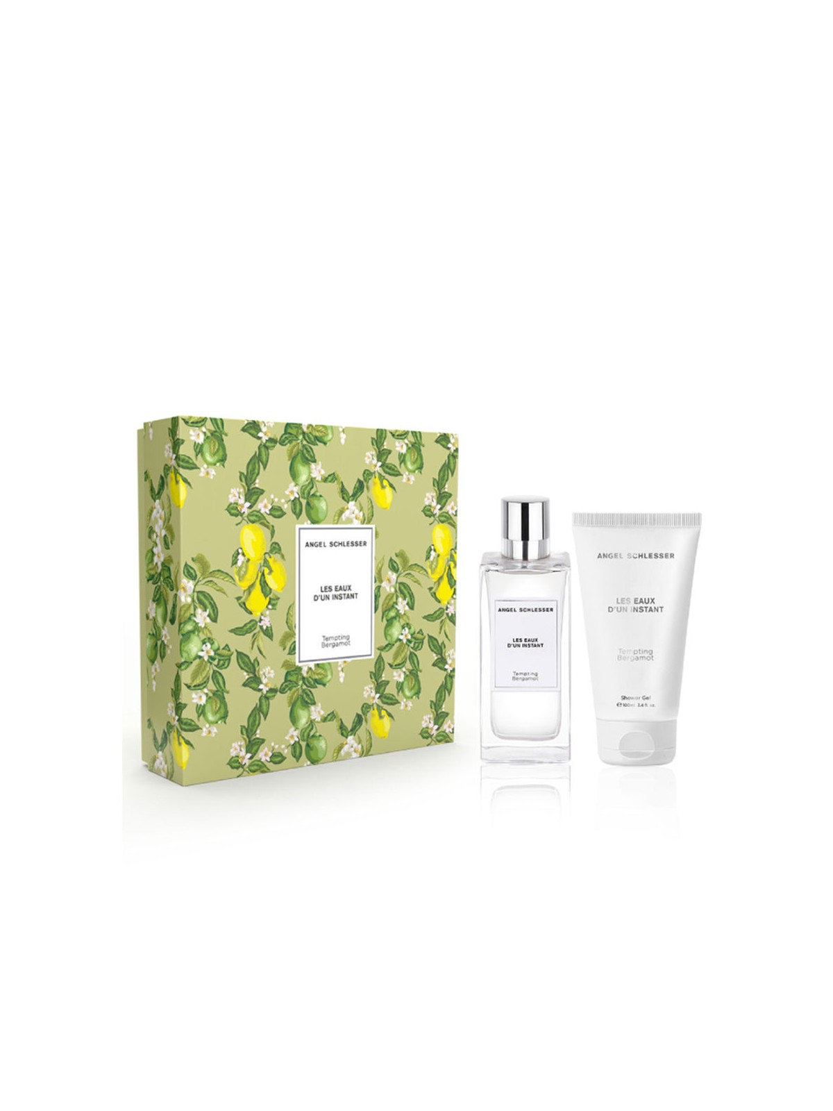 Angel Schlesser LES EAUX D'UN TENTA IMMEDIATA AL BERGAMOTTO ASTUCCIO 2 pz Eau de Toilette spray 100 ml + Shower gel 100 ml donna