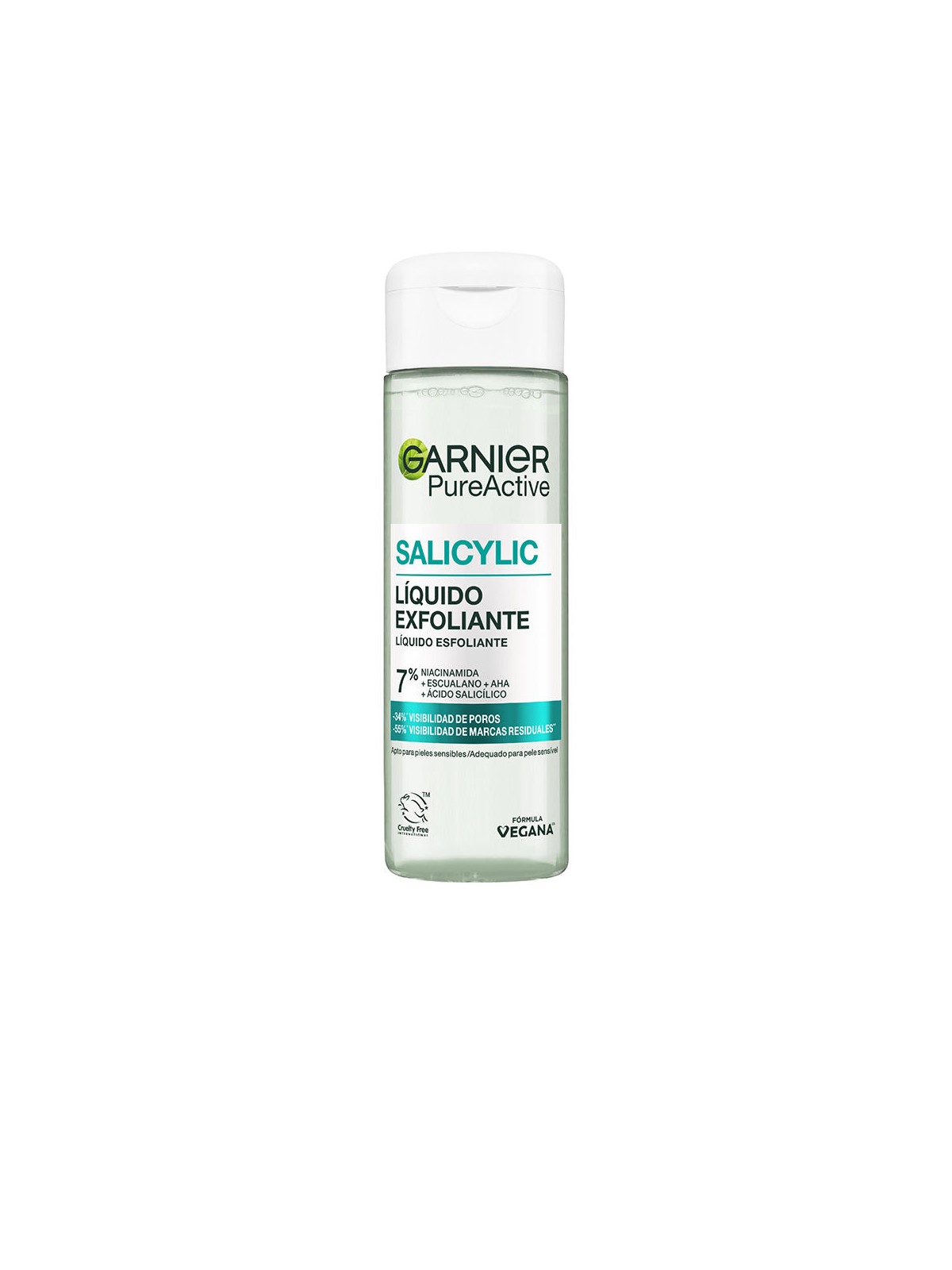 Garnier Liquido esfoliante PURO ACIDO SALICILICO ATTIVO 120ml unisex