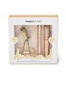 Magic Studio LOTTO DI 3 PEZZI CON EFFETTO LUMINOSO DIAMANTE Mascara + liquid eyeliner + eyelash curler unisex