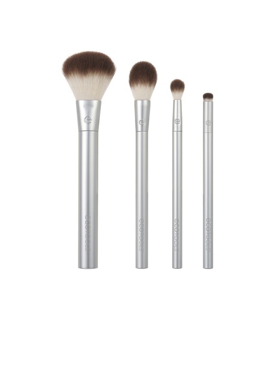 Ecotools LOTTO DI 4 GUANCETTE IN METALLO PRECOPUS 4 brushes donna