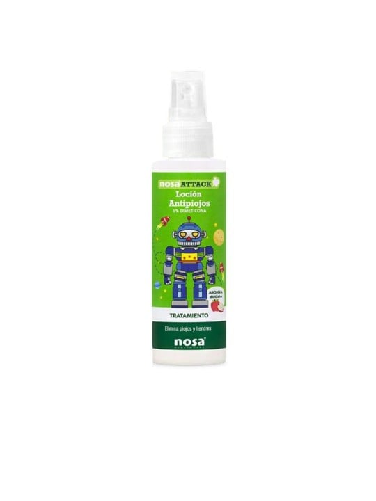 Nosa Lozione antipidocchi ATTACK al dimeticone e mela 100ml unisex