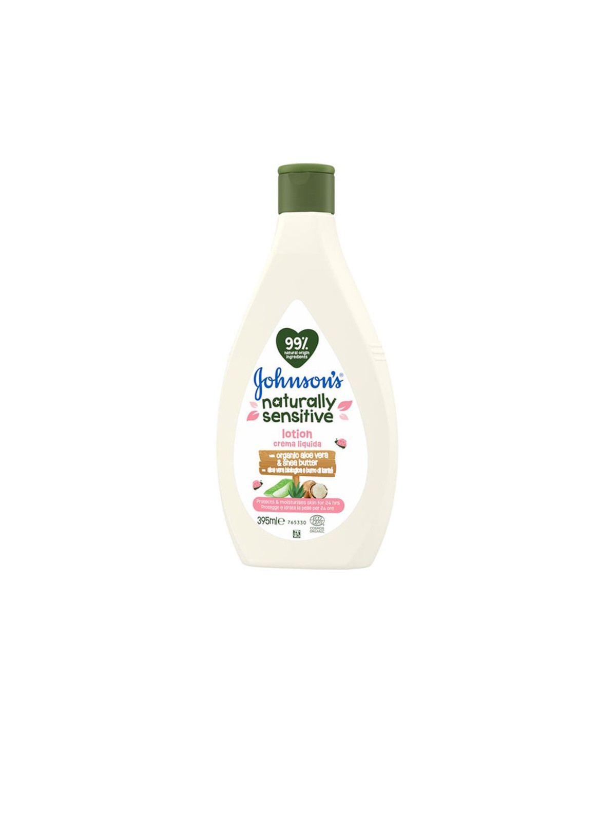 Johnson's Baby Lozione corpo all'aloe vera BABY BIO NATURALLY SENSITIVE 395ml unisex