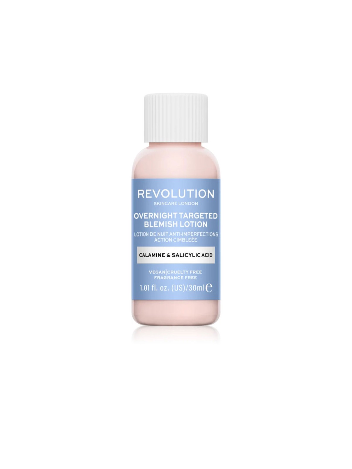 Revolution Skincare Lozione notte mirata contro le imperfezioni con calamina e acido salicilico 30ml unisex