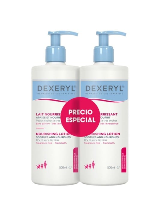 Dexeryl Lozione nutriente, confezione da 2 x 500ml unisex Dexeryl www.essenzetotalstyle.com 