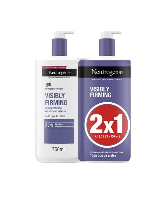 Neutrogena Lozione rassodante e rimpolpante ad azione intensa, confezione da 2 x 750ml 2 x 750 ml unisex