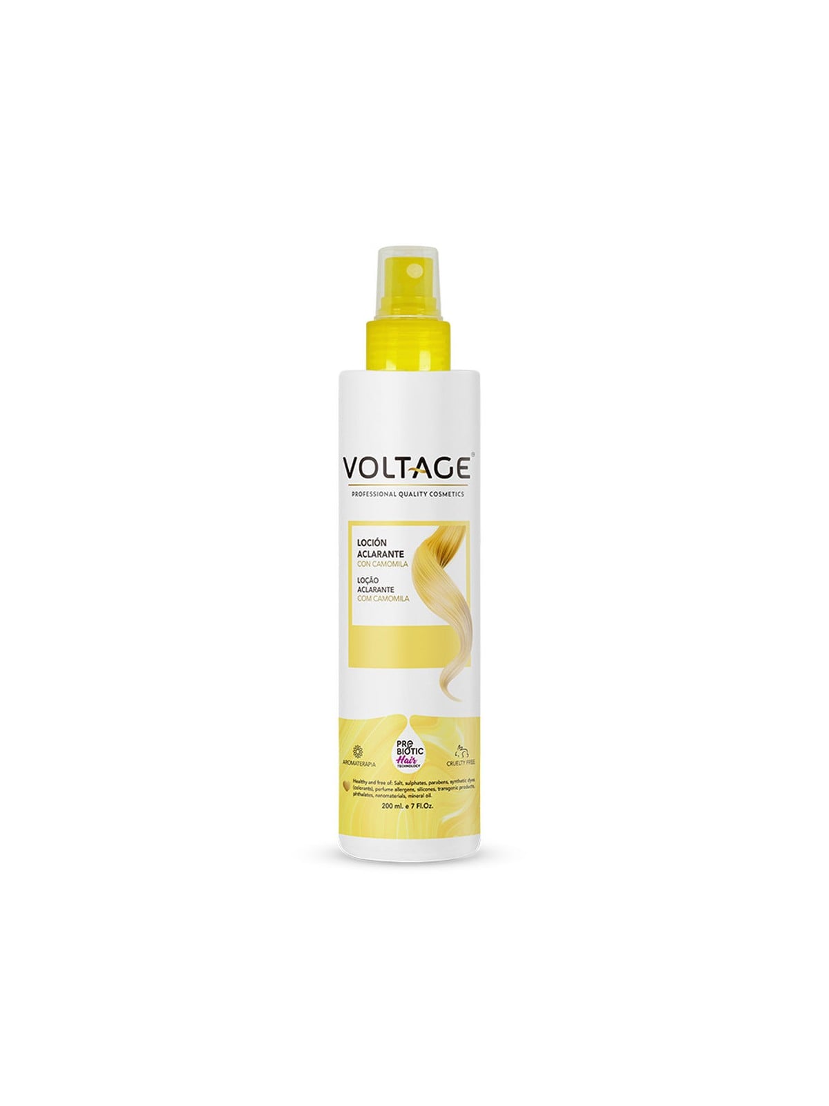 Voltage Cosmetics Lozione schiarente PREBIOTIC HAIR TECHNOLOGY alla camomilla 200ml unisex