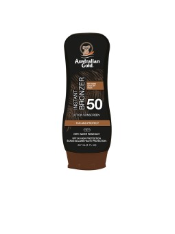 Australian Gold Lozione solare SPF50 con autoabbronzante 237ml unisex