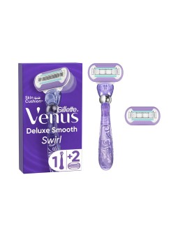 Gillette Macchina GILLETTE VENUS SWIRL SMOOTH + 2 pezzi di ricambio donna