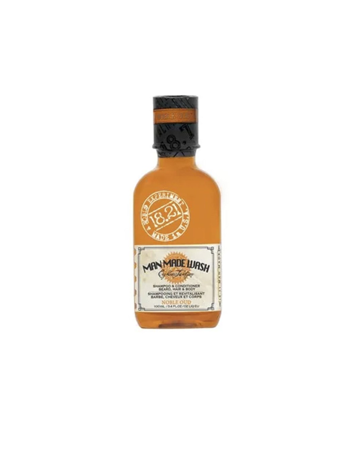 18.21 Man Made MAN MADE WASH 3 in 1 shampoo gel nobile oud 100ml unisex