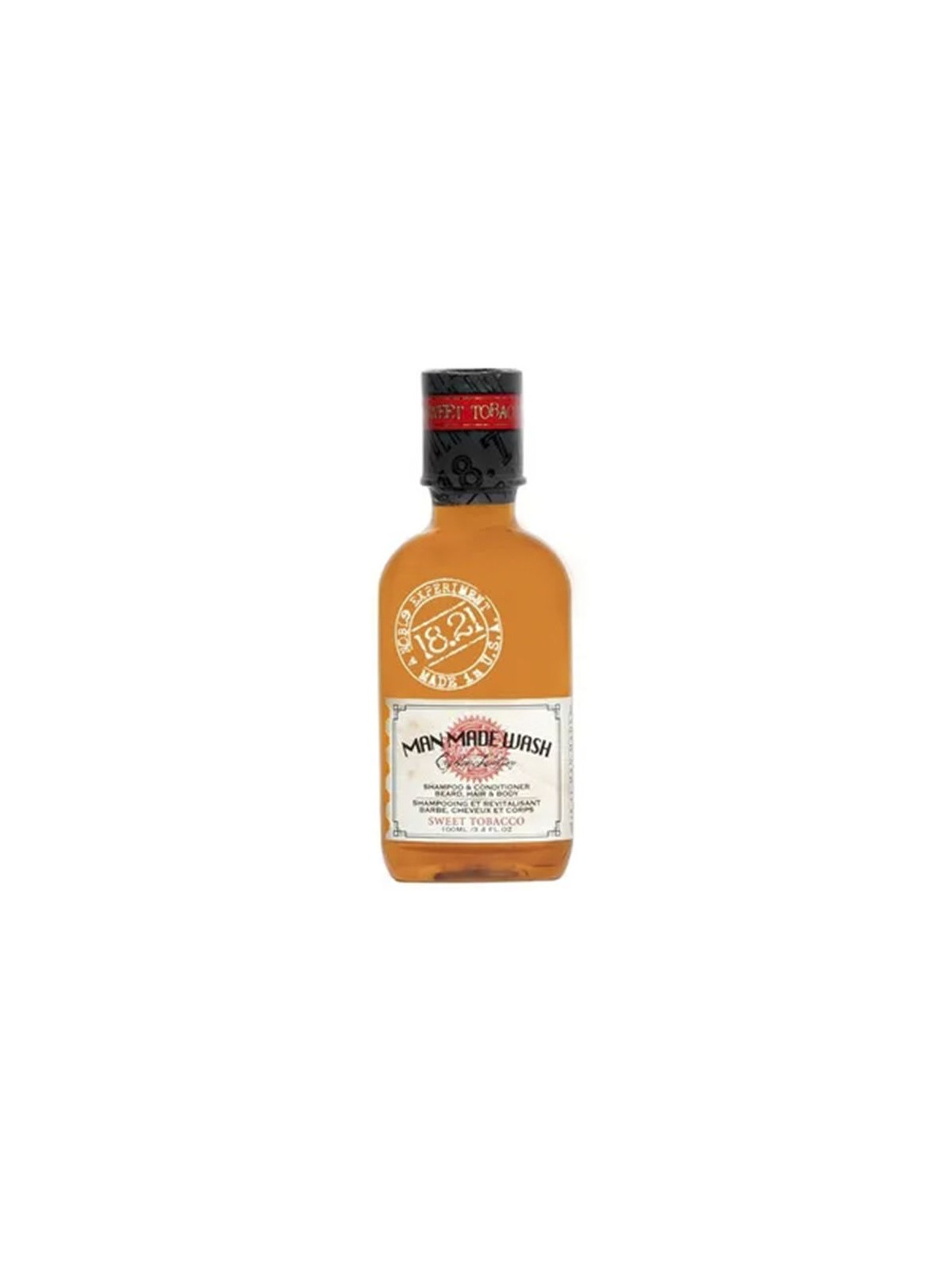 18.21 Man Made MAN MADE WASH shampoo gel 3 in 1 tabacco dolce 100ml unisex
