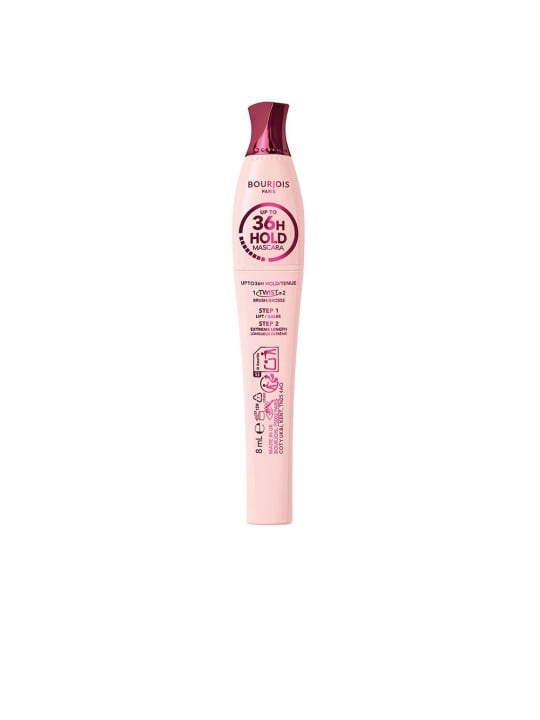 Bourjois Mascara TWIST, LIFT & FREEZE, tenuta 36 ore, 8ml unisex