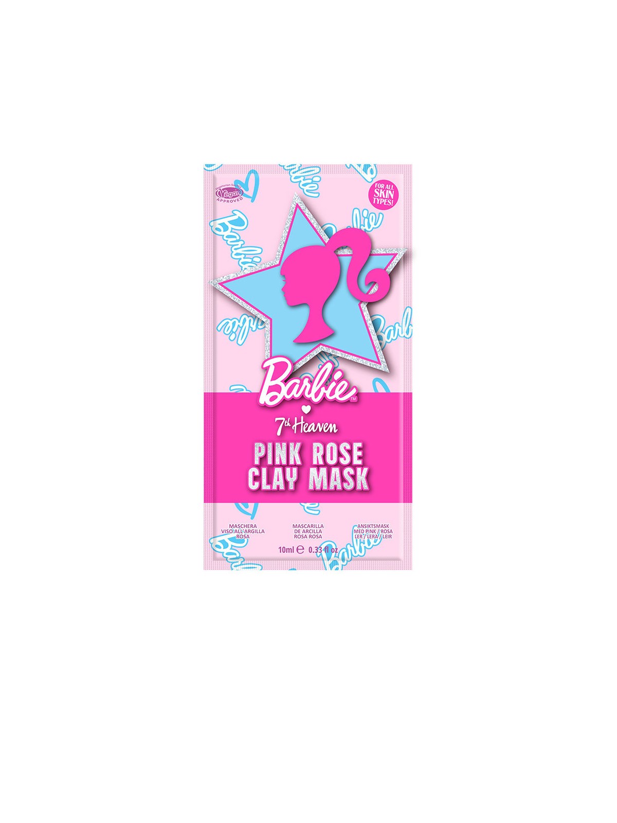 7th Heaven Maschera all'argilla rosa BARBIE 10ml unisex