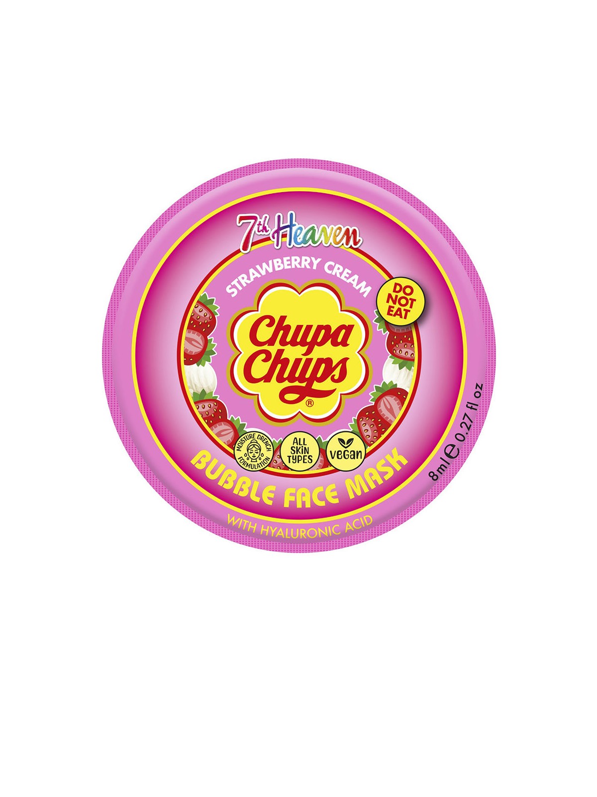 7th Heaven Maschera effervescente CHUPA CHUPS fragola e panna 8ml unisex