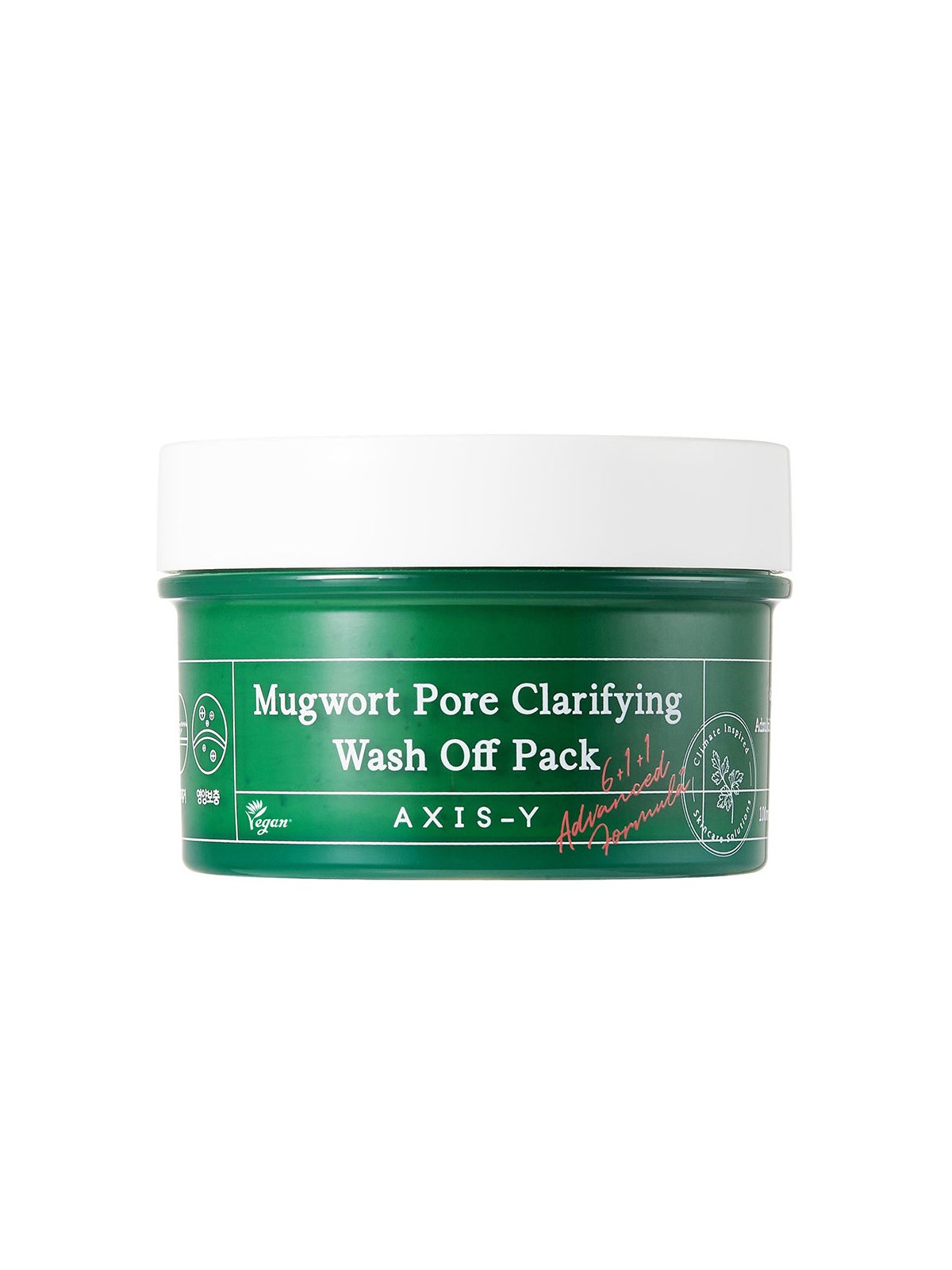 Axis-y Maschera esfoliante cremosa purificante per i pori all'artemisia 160ml unisex