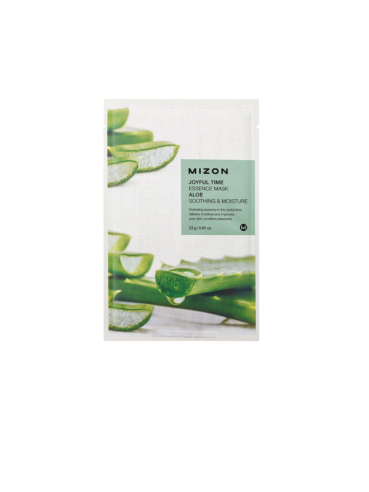 Mizon Maschera essenziale JOYFUL TIME all'aloe vera 23gr unisex