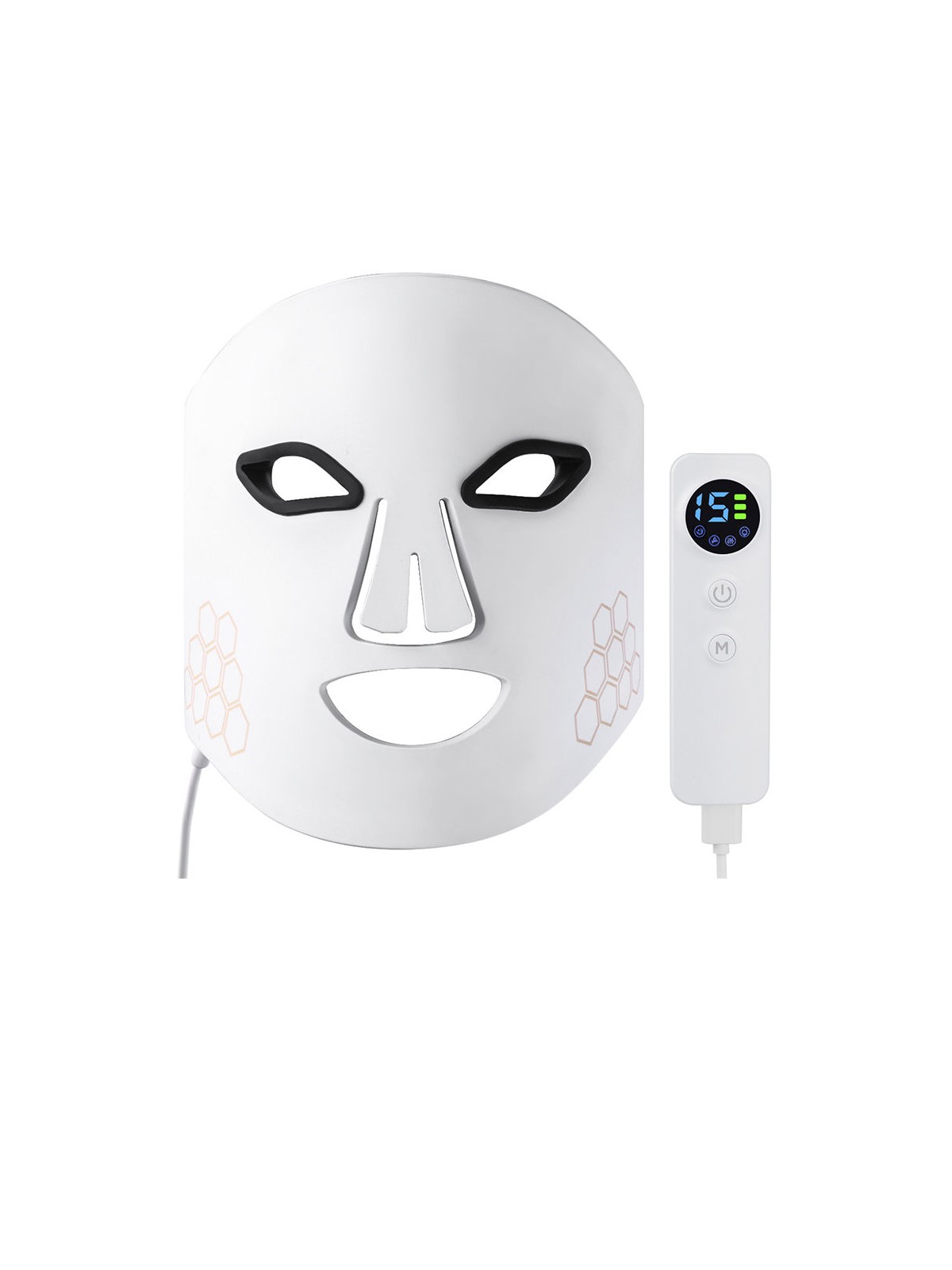 Paloma Beauties Maschera facciale a LED per fototerapia a 4 colori 1 pezzo unisex