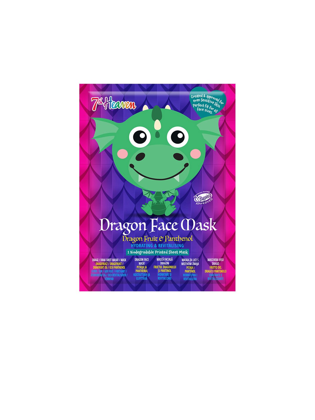 7th Heaven Maschera facciale DRAGON, 1 pezzo unisex