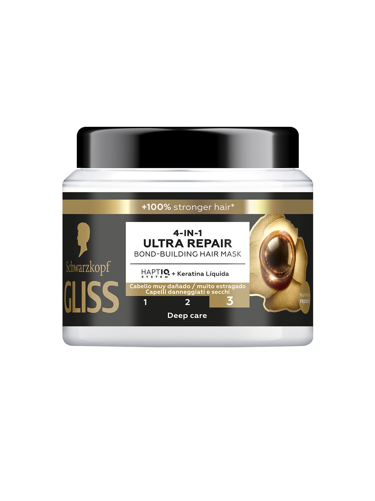 Schwarzkopf Mass Market Maschera GLISS ULTIMATE REPAIR 400ml unisex