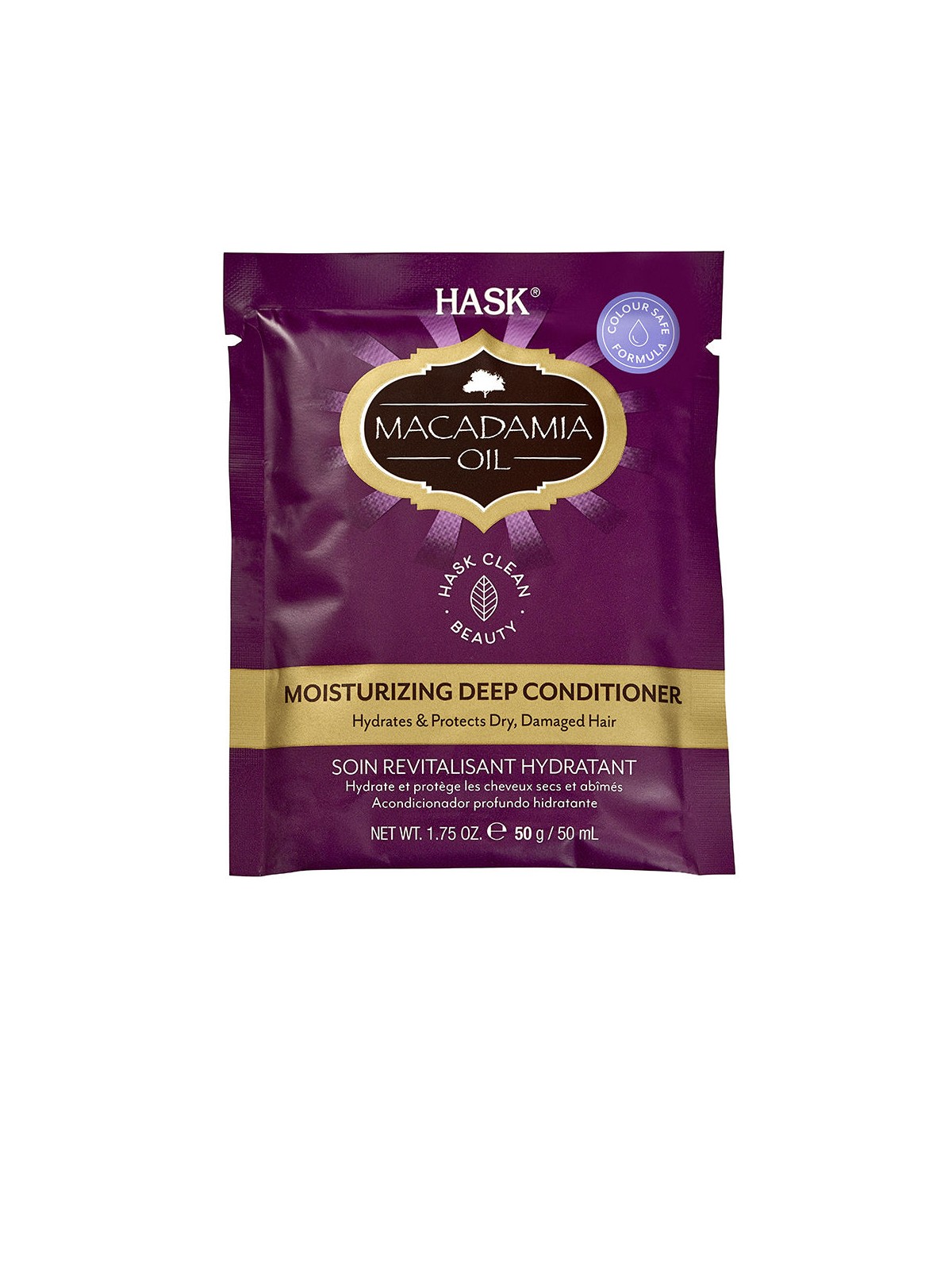 Hask Maschera idratante all'olio di macadamia 50gr donna