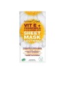 7th Heaven Maschera in tessuto FAB FACE FOOD VIT E + CAMOMILLA E ACIDO IALURONICO 1 unità unisex