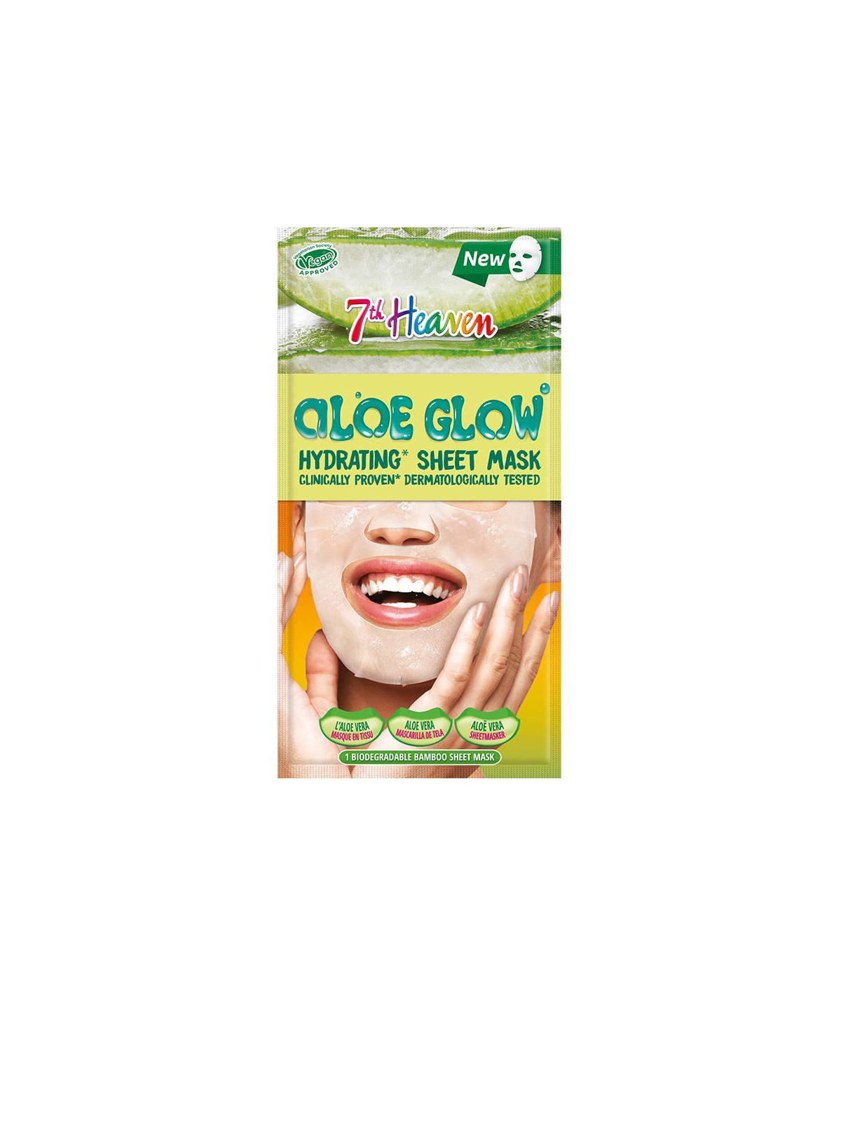 7th Heaven Maschera in tessuto idratante ALOE GLOW 16g unisex