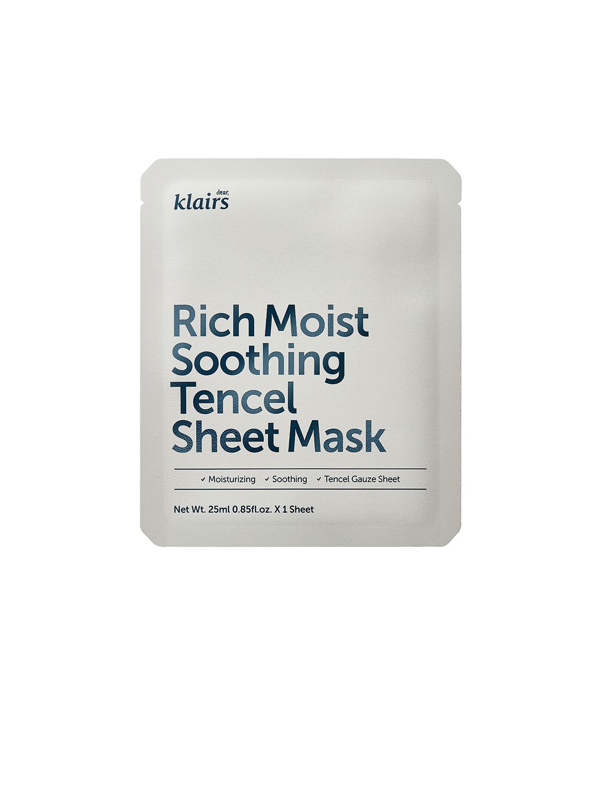 Klairs Maschera in tessuto idratante RICH MOIST 25ml donna