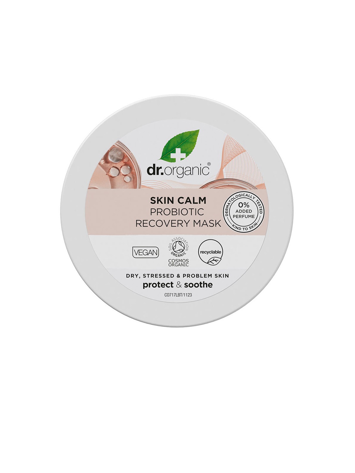 Dr. Organic Maschera lenitiva probiotica SKIN CALM 100ml unisex