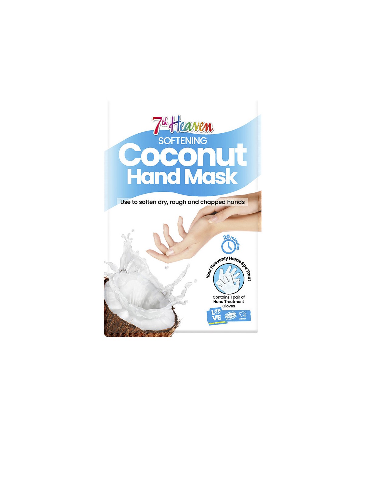 7th Heaven Maschera mani al cocco, 1 pezzo unisex