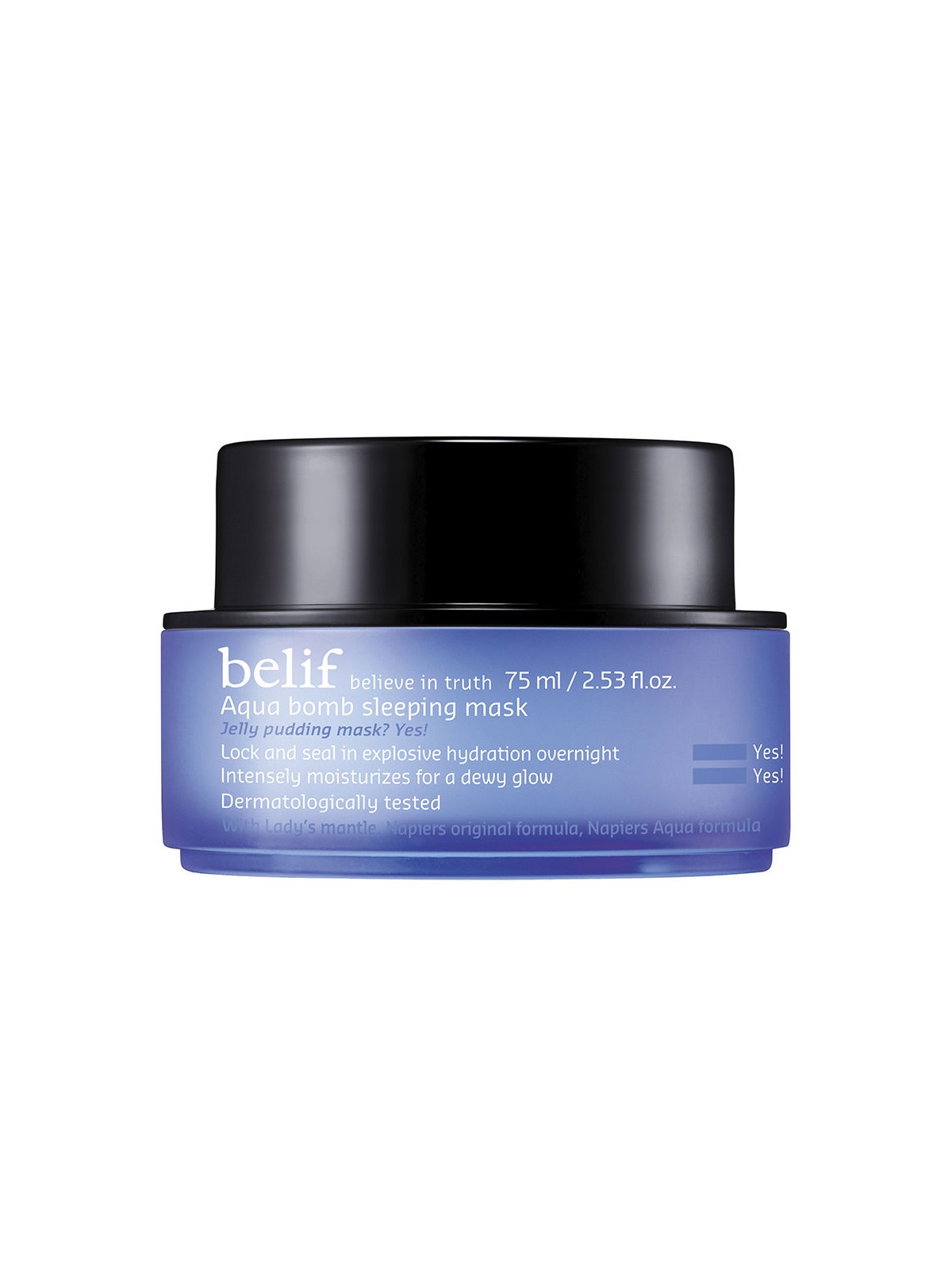 Belif Maschera notte iper-idratante Aqua Bomb 75ml donna