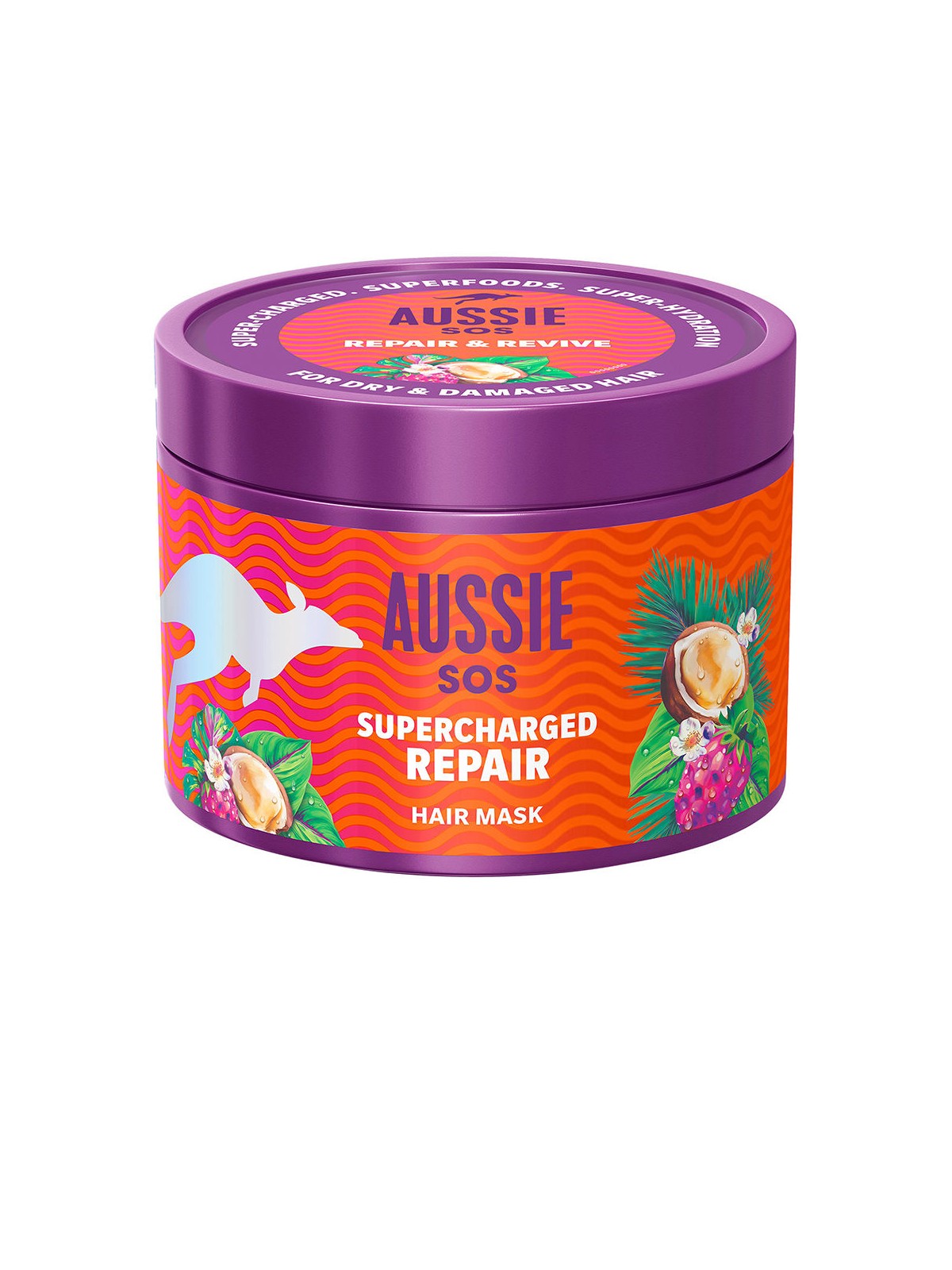 Aussie Maschera per capelli AUSSIE SOS SUPERCHARGED REPAIR 500ml donna