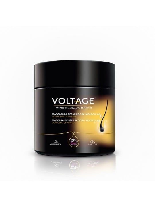Voltage Cosmetics Maschera riparatrice per capelli PREBIOTIC TECHNOLOGY con olio di marula 500ml unisex