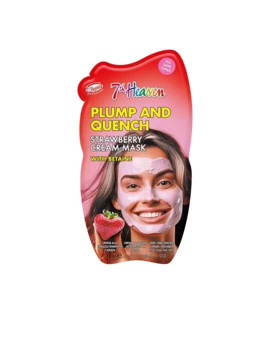 7th Heaven Maschera viso idratante e rimpolpante alla fragola 15g unisex