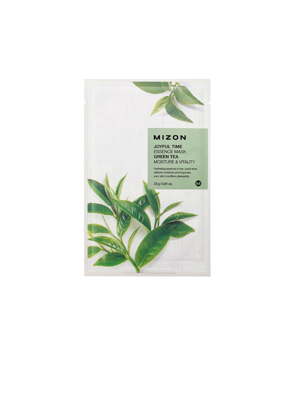 Mizon Maschera viso JOYFUL TIME al tè verde 23gr unisex