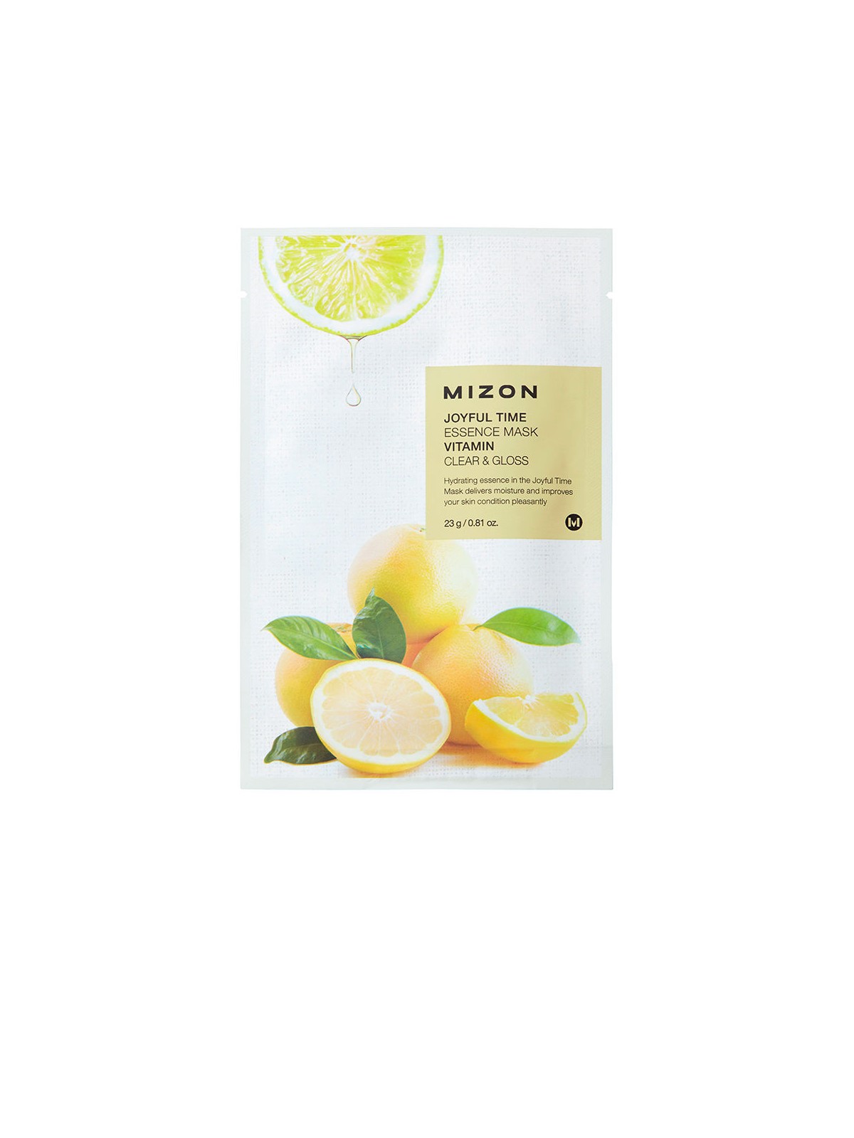 Mizon Maschera viso JOYFUL TIME con essenza e vitamine, 23gr unisex