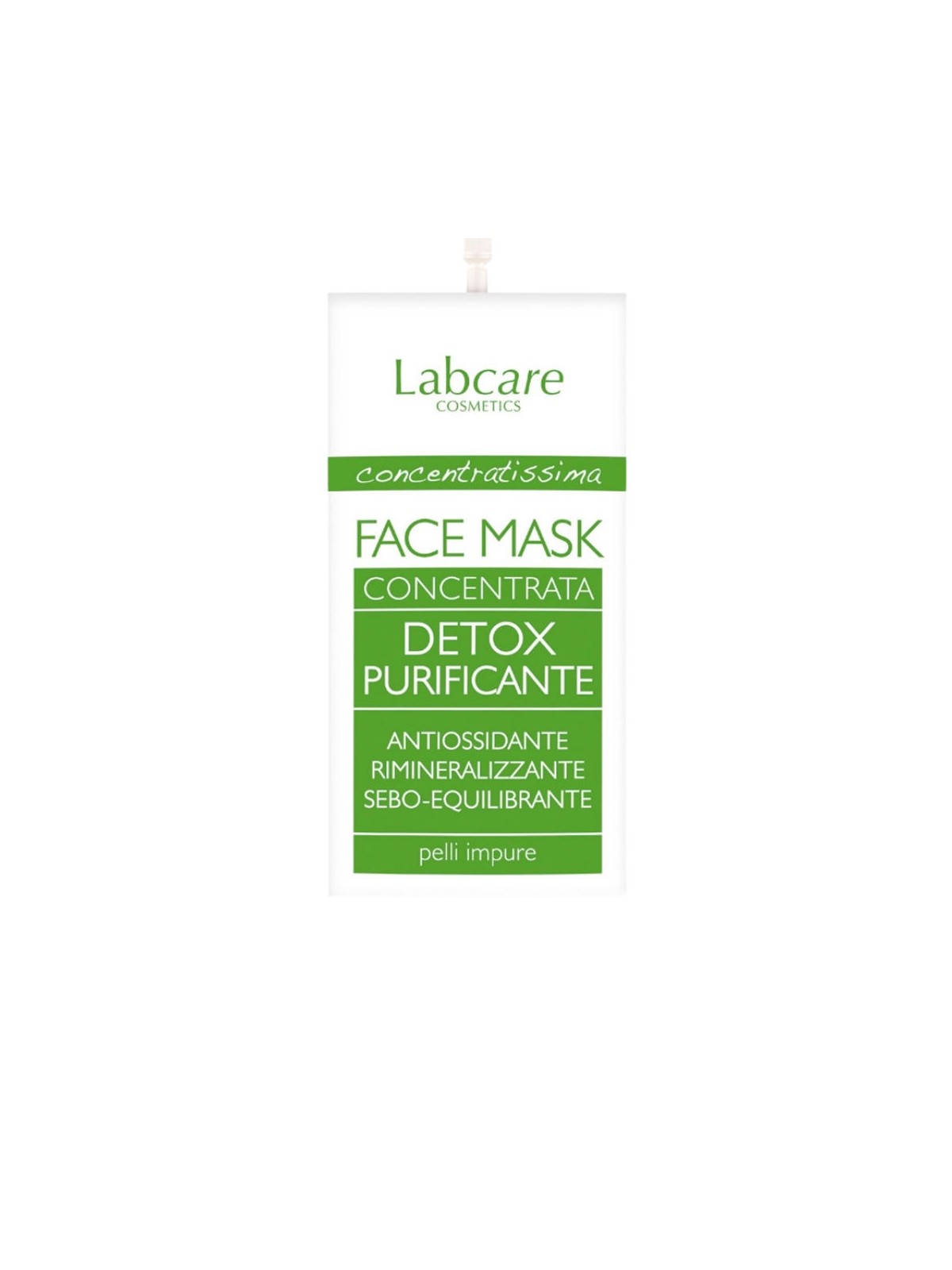 Labcare Maschera viso purificante detox 25ml unisex