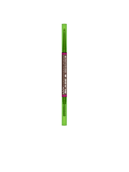 Nyx Professional Make Up Matita per sopracciglia BLADE & SHADE NANO n.09-Brunette, 1 pezzo unisex