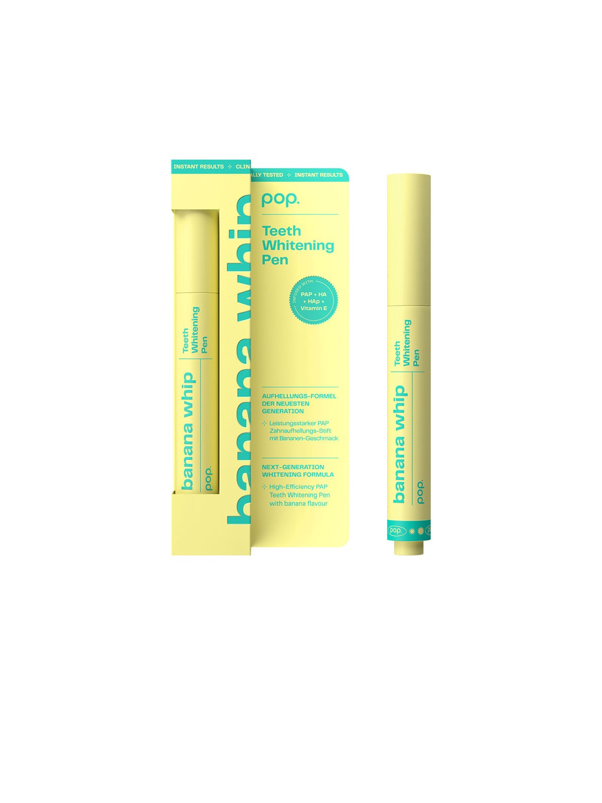 Pop. Matita sbiancante al gusto di banana POP. 4ml unisex
