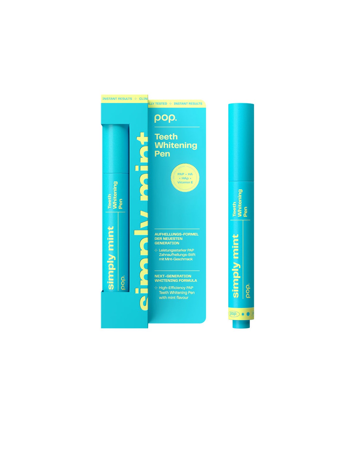 Pop. Matita sbiancante al gusto di menta POP. 4ml unisex
