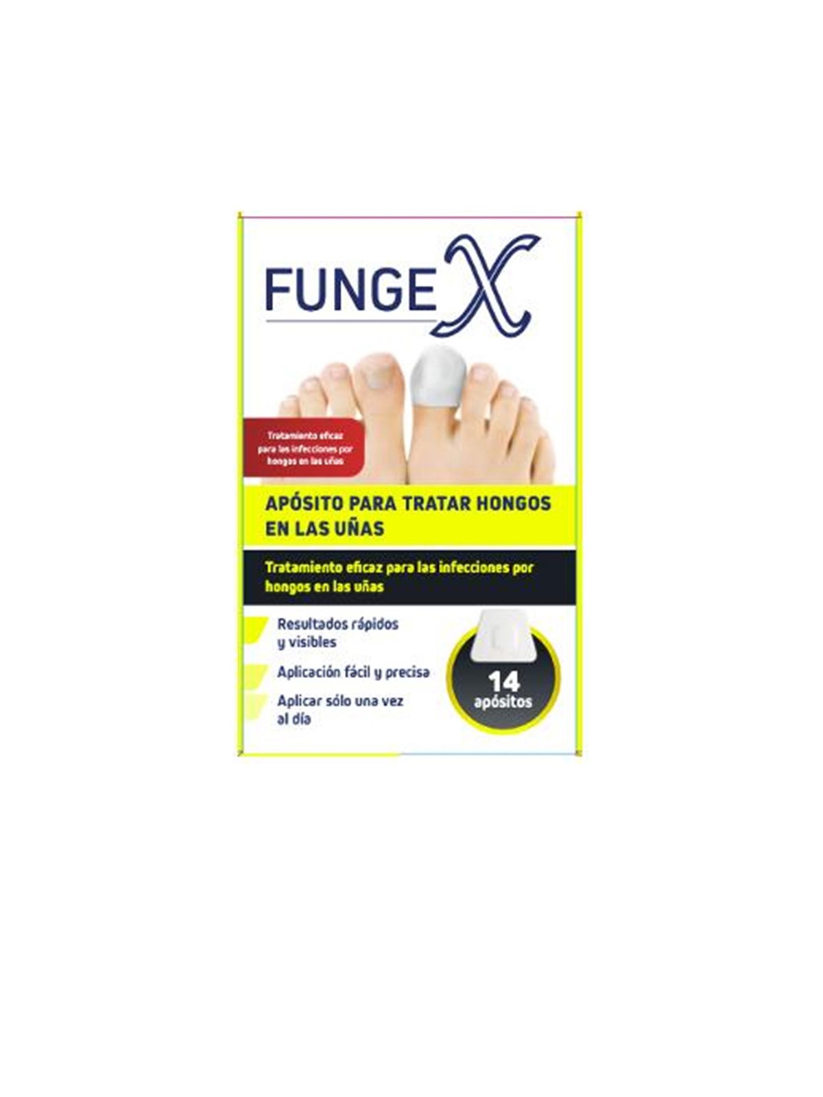 Fungex Medicazione antimicotica, 14 unità unisex