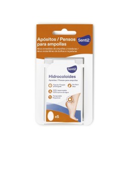 Senti2 Medicazioni idrocolloidali per vesciche, 5 unità unisex