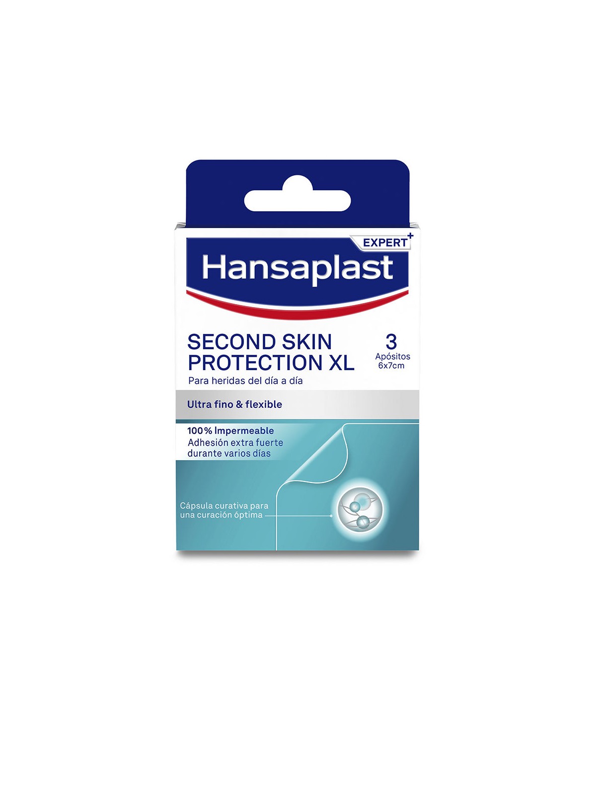 Hansaplast Medicazioni idrocolloidali SECOND SKIN PROTECTION n.XL 3 unità unisex