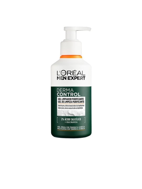 L'Oréal Paris MEN EXPERT DERMA CONTROL gel detergente purificante 260ml uomo