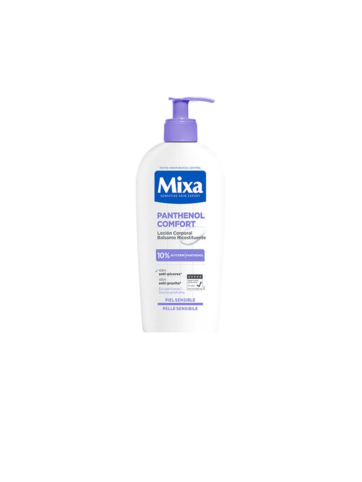 Mixa MIXA PANTHENOL COMFORT lozione corpo rigenerante per pelli sensibili 250ml unisex