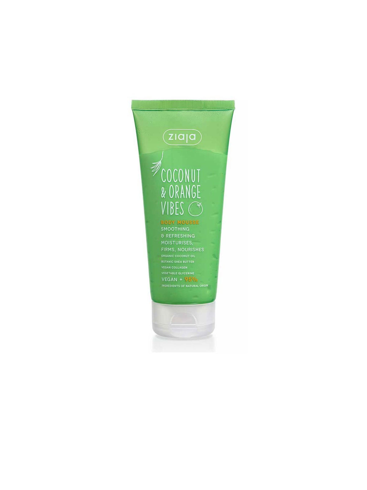 Ziaja Mousse corpo rinfrescante e lenitiva al profumo di cocco e arancia 200ml donna