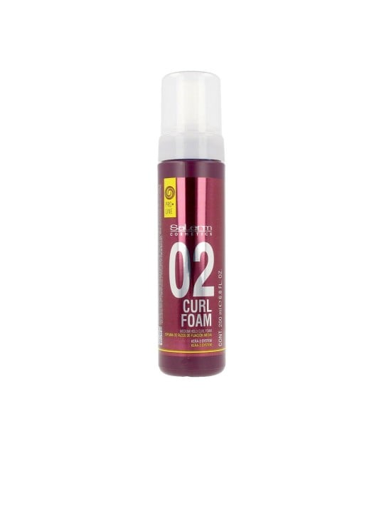 Salerm MOUSSE PER CAPELLI RICCI 04 mousse per ricci a tenuta media 200ml unisex